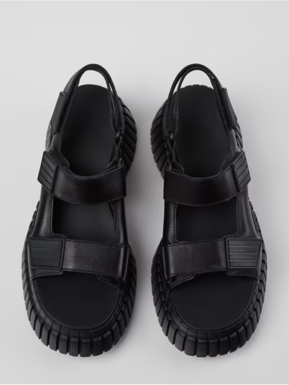 Camper BCN black platform sandals - Picture 2 of 7